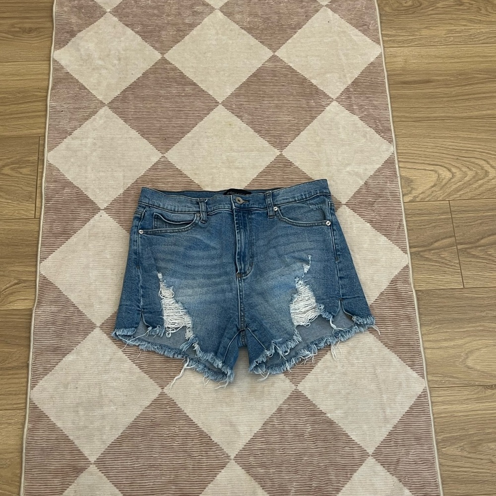 Kendall&Kylie Denim Distressed Women Shorts
